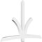 Ekena Millwork Davenport Architectural Grade PVC Gable Bracket, 108"W x 72"H x 4"D x 6"F, 16/12 Pitch GBP108X72X0406DAV00 - alternate 1